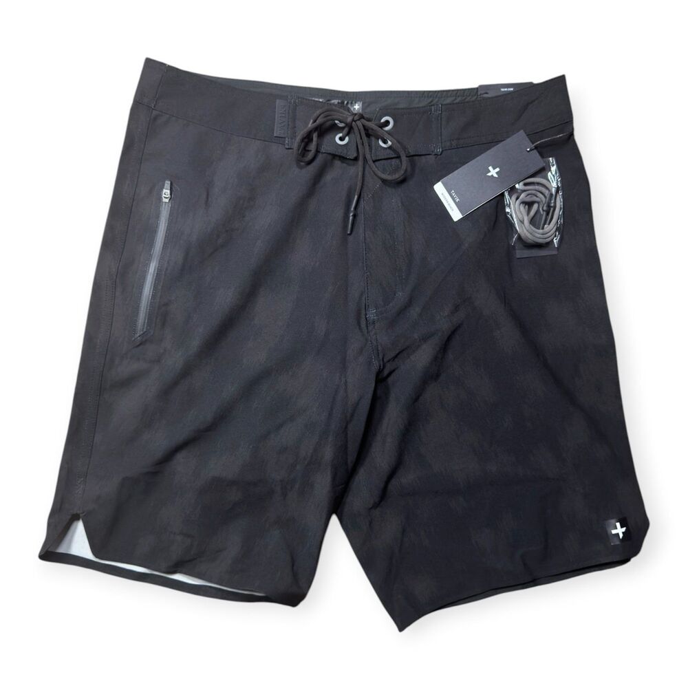 Tavik Black Board Shorts Mens *Choose your Size* Drawstring Beach Summer BNWT